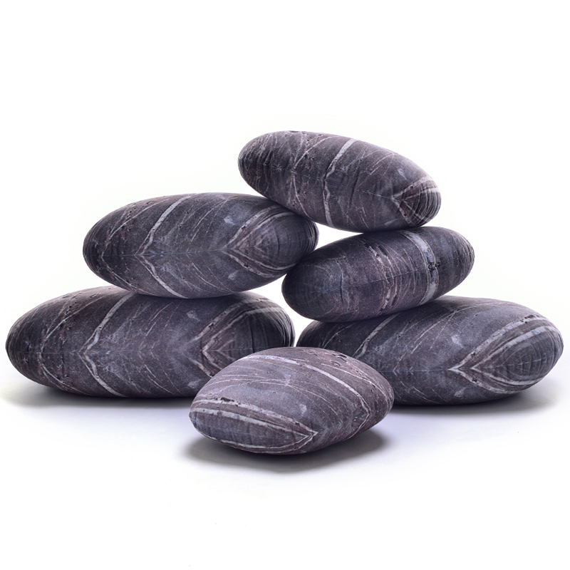 Jumbo Decorative Pillows Stone Coloured Cushions (2)