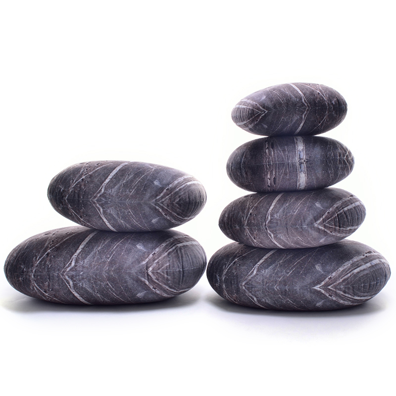 Jumbo Decorative Pillows Stone Coloured Cushions (3)