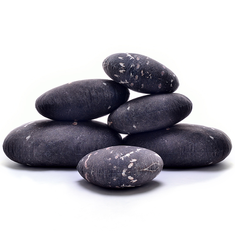 Rock Floor Pillows Outside Throw Cushions (2)