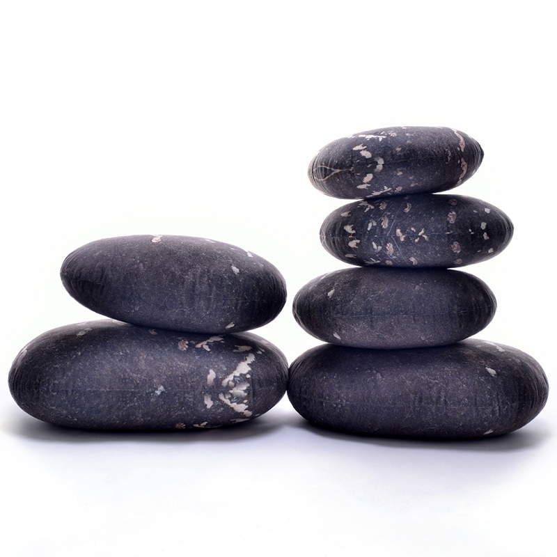 Rock Floor Pillows Outside Throw Cushions (3)