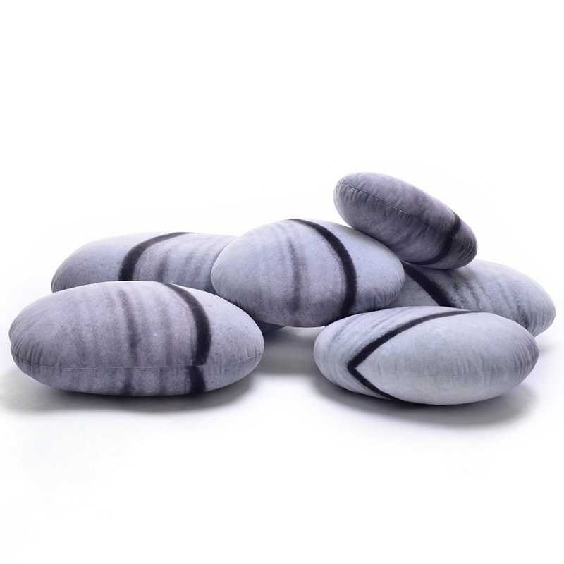 Rock Pillow Furniture Felt Pebble Floor Cushions (5)