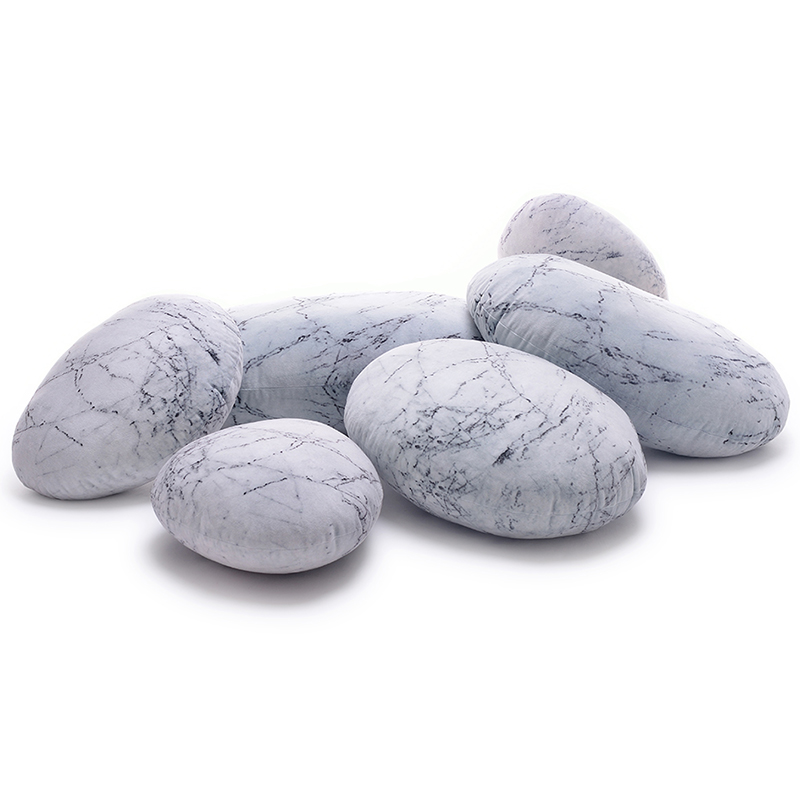 Rock Pillows DIY Pebble Floor Cushions (4)