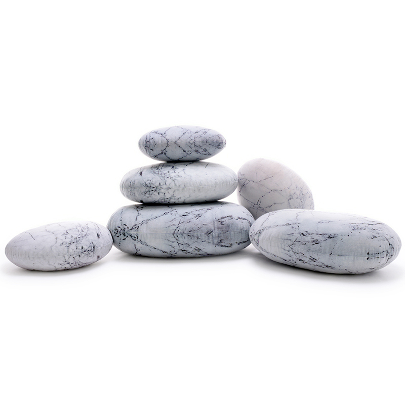 Rock Pillows DIY Pebble Floor Cushions