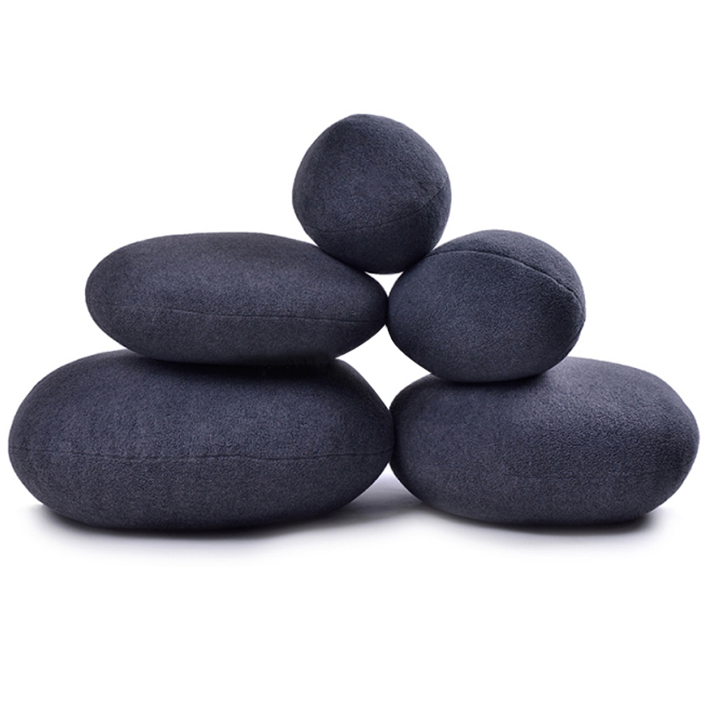 Rock Pillows Felt Stone Cushions (1)