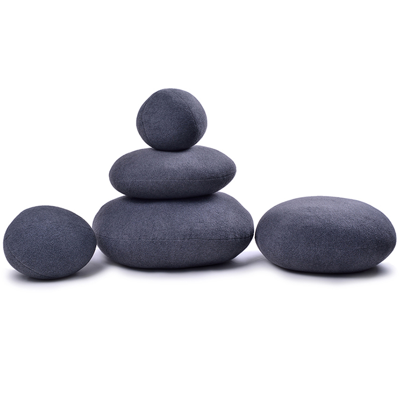 Rock Pillows Felt Stone Cushions